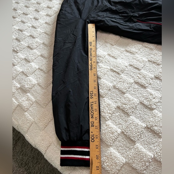 CSG Champs Sporting Goods Black And Red Bomber Jacket Size Mens Medium - Picture 7 of 8